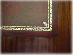 Gold Tooled red